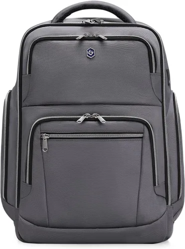 Vista 6 de Bolsa de gimnasio con compartimento para zapatos y soporte para esterilla de yoga y mochila para computadora portátil