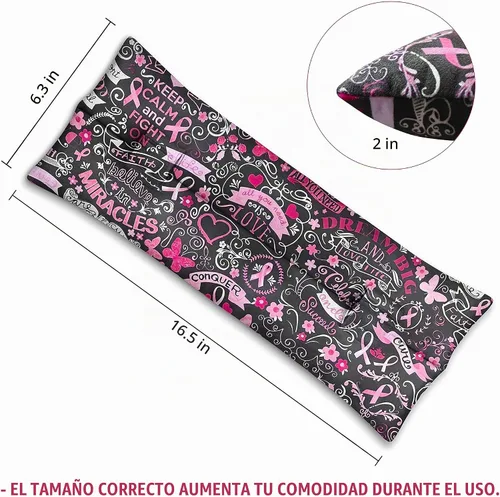 Vista 4 de Almohada para mastectomía, almohada para cinturón de seguridad post cirugía cardíaca, cojín para recuperación de histerectomía, recuperación de Negro