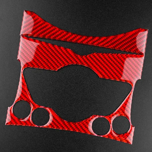 Vista 6 de AIRSPEED Para Mini R55 R56 R57 Control Central AC Panel Cubierta de Panel de Botón de Fibra de Carbono Adhesivo Decoración Interior Trim para Mini