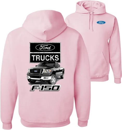 Vista 24 de Wild Bobby Ford Trucks F150 Pickup Cars and Trucks Front and Back - Sudadera con capucha unisex