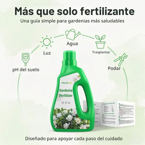 Vista 8 de FOLLOWIN Fertilizante Gardenia, 3-1-2 alimento líquido para plantas
