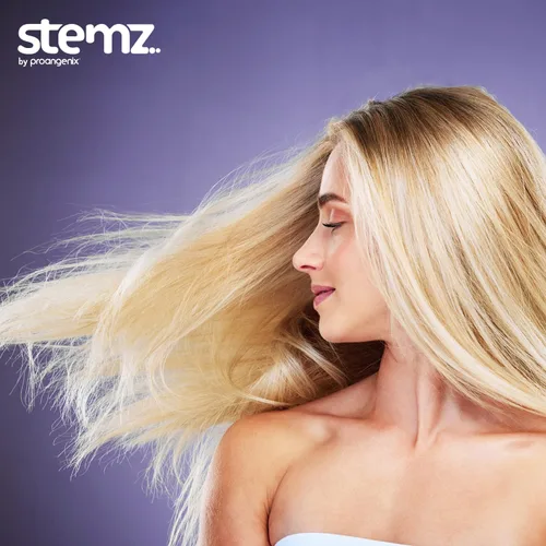 Vista 7 de Stemz - Estimulador de folículos pilosos para mujeres, alternativa natural al minoxidil y al aceite de crecimiento del cabello, péptidos de musgo