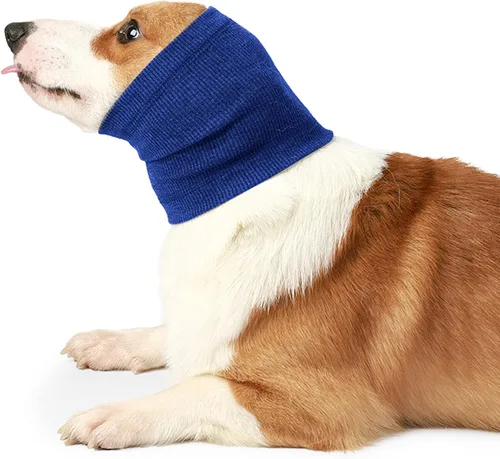 Vista 7 de Nanaki Sudadera con capucha calmante para perros, fundas silenciosas para la cabeza, cubiertas para las orejas, capucha para baño de ruido