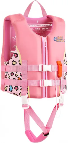 Vista 18 de HeySplash Chaleco de natación para niños pequeños, chaqueta de natación para niños de 30-50/50-80 libras, chaleco flotante para niños con correa
