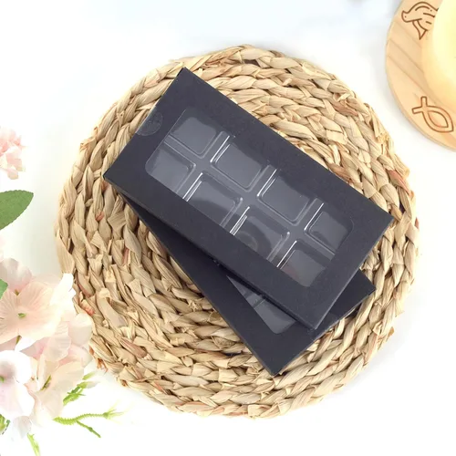 Vista 6 de 50 cajas de regalo para cera derretida, molde de plástico con caja, cajas de cera para derretir cera transparente, moldes de cera derretida