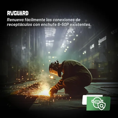 Vista 7 de RVGUARD - Soldador hembra de 50 amperios NEMA 6-50P de repuesto para soldador, listado ETL
