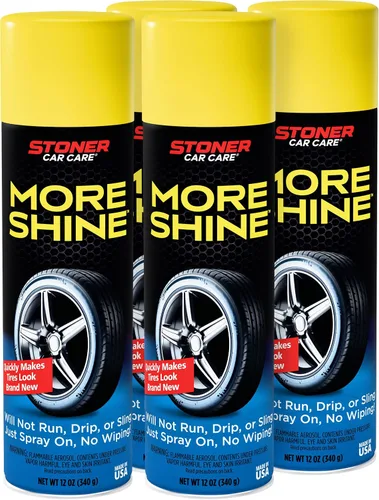 Vista 9 de Stoner Car Care More Shine revestimiento de neumáticos - 12 onzas, no cumple con CARB, 91044
