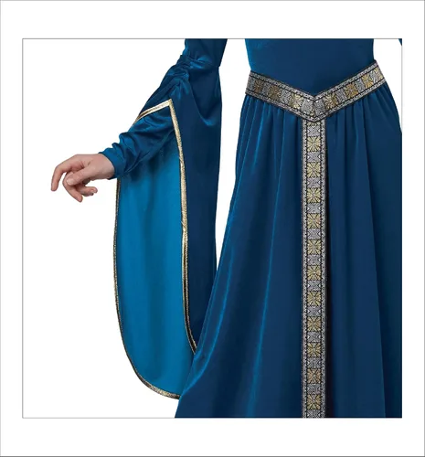 Vista 6 de Disfraz de princesa medieval para niñas
