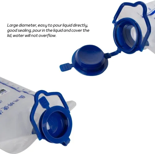 Vista 4 de Bolsa de enema para limpieza de colon 40.6 fl oz hogar reutilizable colon enema bolsa kit de limpieza portátil