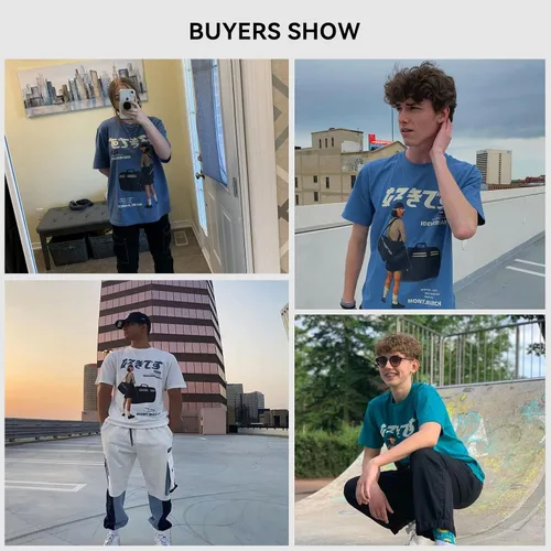 Vista 6 de Aelfric Eden - Camisetas vintage de los años 90 para hombre camiseta unisex informal con estampado hipster ropa de calle estilo Harajuku