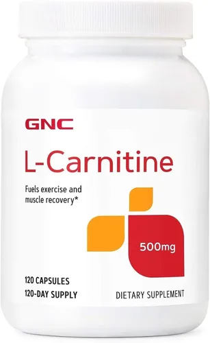 Vista 8 de GNC Suplemento de L-carnitina de 500 mg, 60 cápsulas, suministro para 60