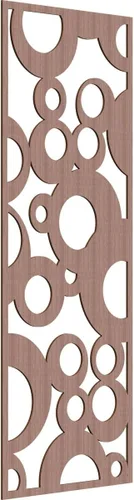 Vista 81 de 9 3/8"W x 24 3/8"H x 1/4"T Farwell Decorativos Paneles de Pared de Madera Calado, Hickory