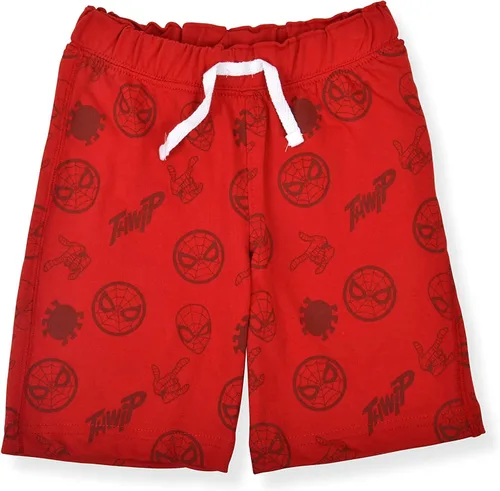 Vista 3 de Marvel Spider-Man - Conjunto de 2 pantalones cortos casuales para niño, azulgris