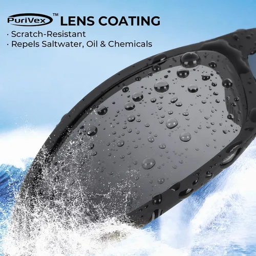 Vista 2 de KastKing Hiwassee - Gafas de sol deportivas polarizadas para hombres y mujeres, gafas de sol envolventes para pesca, ciclismo y correr, protección UV