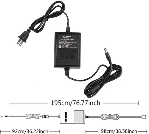 Vista 4 de Fuente de alimentación AC 9V 2000ma adaptador para línea 6 POD Digitech RP GNX Multi efectos de guitarra