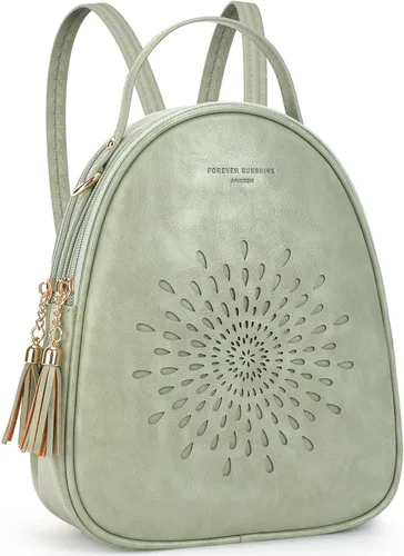 Vista 19 de T1953 Mochila para mujer, de piel sintética, para regalo para niñas y mujeres