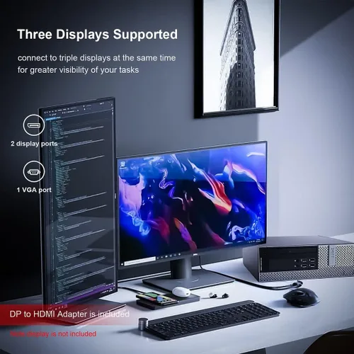 Vista 5 de Dell Computadora de escritorio OptiPlex 7020, 16 GB Ram 512 GB SSD, Intel Quad Core i7 4790 hasta 4.0 GHz, WiFi 5 integrado AC8260, compatible