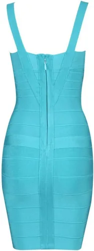 Vista 2 de Whoinshop Vestido de tirantes de rayón sin mangas para mujer