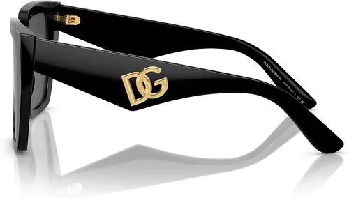 Vista 2 de Dolce & Gabbana Gafas de sol DG 4438 50187 Negro Gris Oscuro, Negro Gris Oscuro