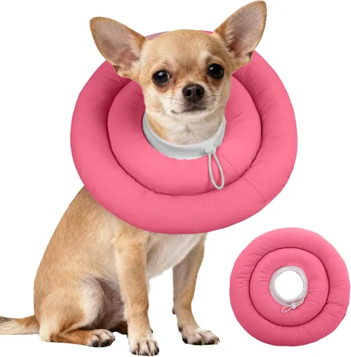 Vista 18 de IDOMIK - Collar de recuperación para perros, cono suave impermeable para perros después de la cirugía Comfy Protective Elizabethan Collar