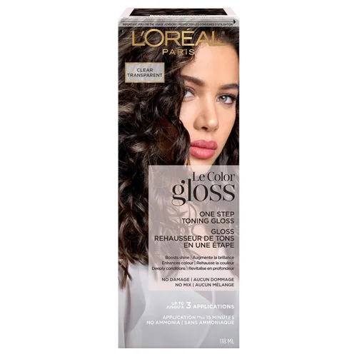 Vista 21 de L'Oréal Paris Le Color One Step - Brillo tonificante para el cabello, color caoba, 4 onzas