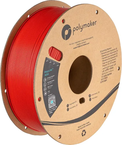 Vista 26 de Polymaker Filamento ASA de 0.07 in, negro, 2.2 lbs, resistente a los rayos 4.370 – 0.07 in negro (código hexagonal: #17161a)