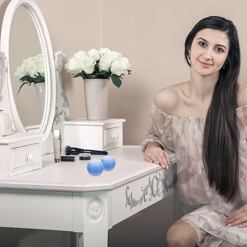 Vista 5 de Caja de plástico para crema y leche, tarro de cosméticos de plástico, envases de crema cosmética, tarros de plástico con encantos de plástico, tarro