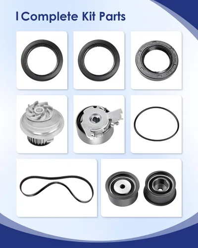 Vista 3 de ECCPP Kit de correa de distribución con bomba de agua compatible 2004-2007 para Chevrolet Optra 1999-2002 para Daewoo Nubira 2004-2008 para Suzuki