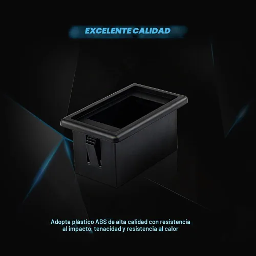 Vista 3 de Nilight Barra de luz LED, soporte para interruptor basculante, kit de carcasa de interruptor de panel de plástico ABS negro, carcasa