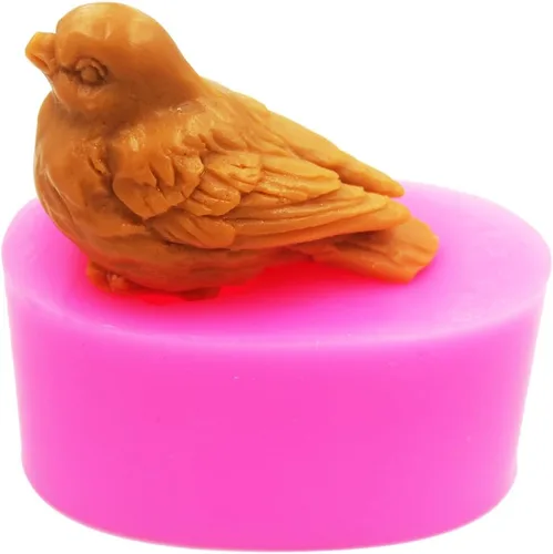 Vista 10 de Molde de pavo real S364 Craft Art Silicone Soap Molds Craft Molds DIY Moldes de vela hechos a mano
