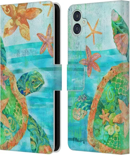 Vista 10 de Head Case Designs Funda de piel con licencia oficial de Paul Brent Agate Mermaid Coastal Book Funda compatible con Samsung Galaxy M04 5G / Galaxy