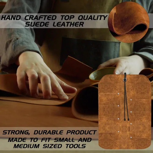 Vista 3 de UJ Ramelson Pocket Leather Tool Roll