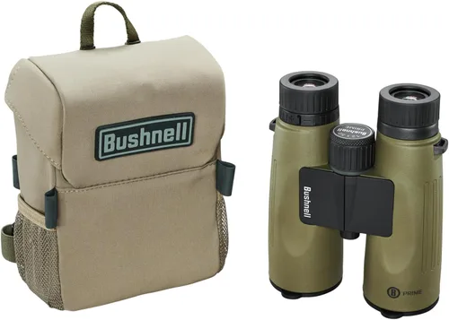 Vista 10 de Bushnell Prime - Paquete combinado de binoculares y bóveda de 10 x 42 pulgadas, binocular de caza impermeable con bolsa resistente para caza