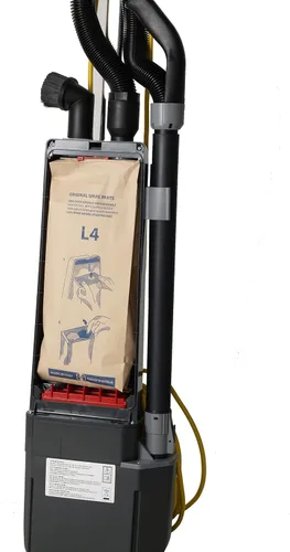 Vista 2 de Bissell Aspiradora vertical comercial BGU18000T resistente, con herramientas a bordo, motor doble, trayectoria de limpieza de 18 pulgadas, cable