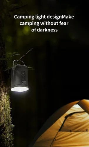 Vista 5 de Bomba de aire portátil eléctrica compacta con carga USB-C y luz LED integrada, perfecta para bomba de colchón de aire, bomba de aire para inflables