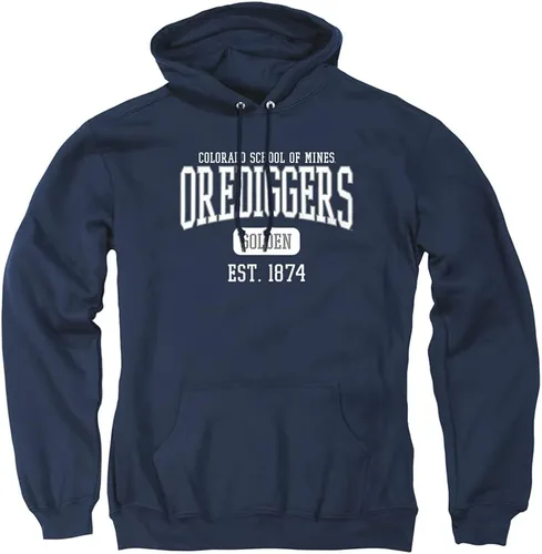 Vista 162 de LOGOVISION Colección de sudaderas con capucha unisex con diseño oficial de Collegiate Est. Date para hombres y mujeres