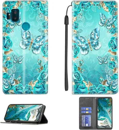 Vista 509 de jioeuinly ATT Motivate 2 - Funda compatible con ATT Motivate 2, funda con soporte abatible y cierre magnético DJS
