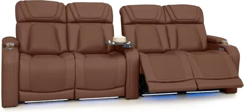 Vista 54 de Seatcraft Caliente Asiento de cine en casa Tabaco Sillón Individual