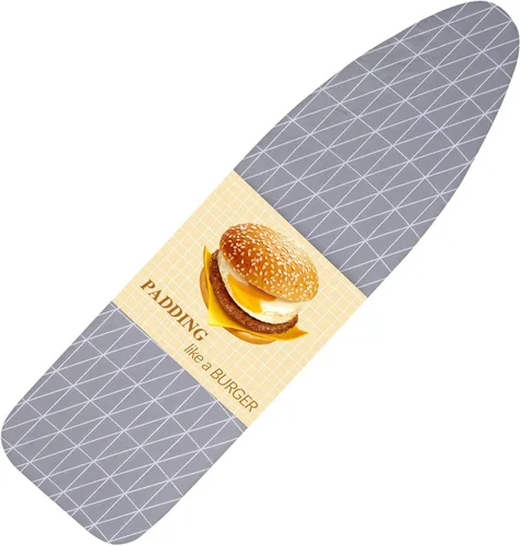 Vista 12 de BNDX Funda para tabla de planchar, 18" x 49" pulgadas tamaño estándar acolchado grueso con cordón Bongee, resistente a las manchas y quemaduras