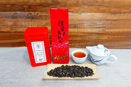 Vista 2 de Xin Qing GABA Té Oolong Té GABA Jia Ye Oolong Taiwán Té de alta montaña 150g/5.29oz