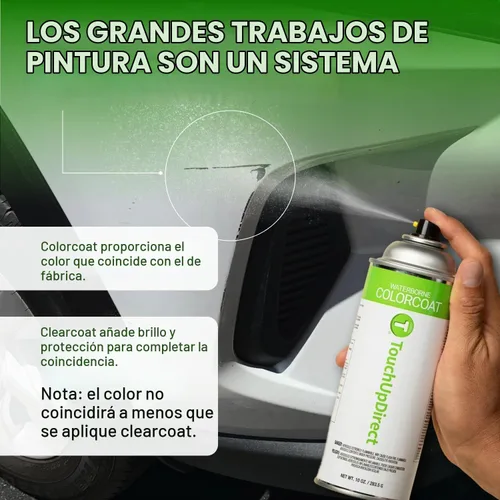 Vista 3 de TouchUpDirect 300 Alpine White III - Aerosol de pintura de retoque compatible con BMW Exact Match - Kit esencial