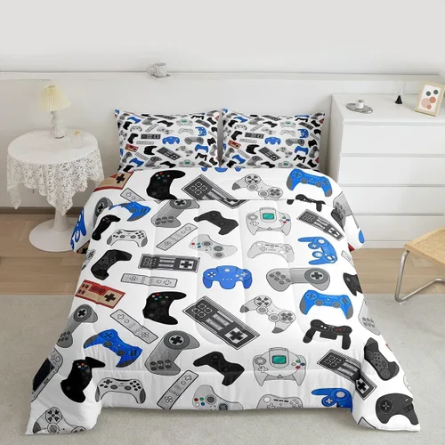 Vista 137 de Erosebridal Juego de edredón de hojas de cannabis, juego de ropa de cama de marihuana con estampado colorido de plantas, decoración bohemia de 2
