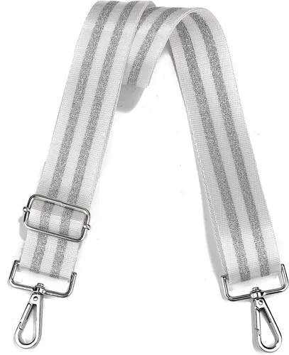 Vista 63 de LVYOUME Correa para bolso, accesorios plateados, correas anchas para bolsa, correa de hombro ajustable para bolsos