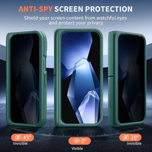 Vista 2 de TONGATE Funda magnética para Pixel 9 Pro Fold con protector de pantalla de privacidad, [compatible con MagSafe]