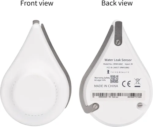 Vista 2 de THIRDREALITY Sensor de fuga de agua Zigbee con detección de goteo, alarma de 120dB, notificaciones de la aplicación habilitadas cuando funciona