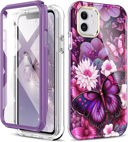 Vista 69 de Bonita funda de mármol para iPhone 11 Pro Max de 6.5 pulgadas, fabricada con protector de pantalla, ligera y elegante, cuerpo completo, a prueba