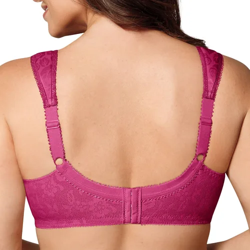Vista 3 de Playtex Brasier inalámbrico con correa cómoda de 18 horas para mujer, brasier de cobertura completa con TruSupport de 4 vías