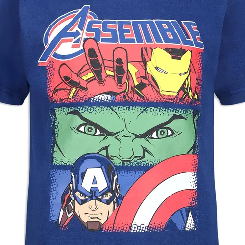 Vista 9 de Marvel Little Avengers - Juego de camiseta de manga corta para niño (4 unidades)