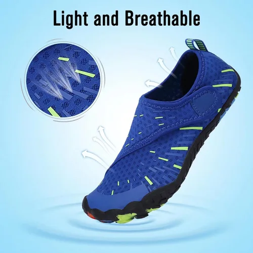 Vista 4 de CIOR Zapatos acuáticos para niños y niñas, tenis deportivos acuáticos, ligeros, deportivos de secado rápido (bebéniño pequeñoniño grande)