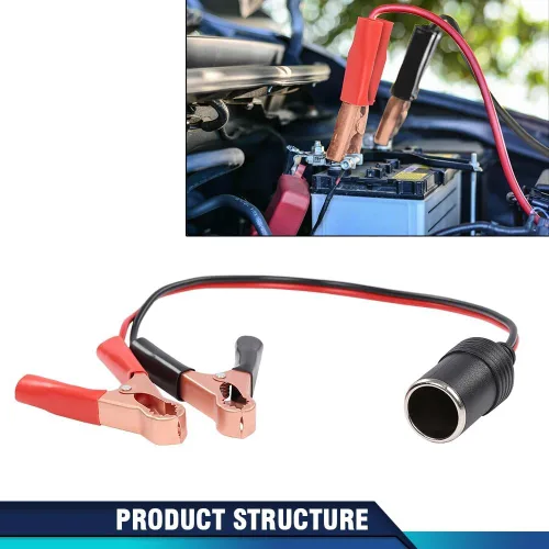 Vista 6 de PIT66 Adaptador de corriente de 12 V para encendedor de cigarrillos, compatible con cualquier accesorio de coche de 12 V, baterías de 12 voltios